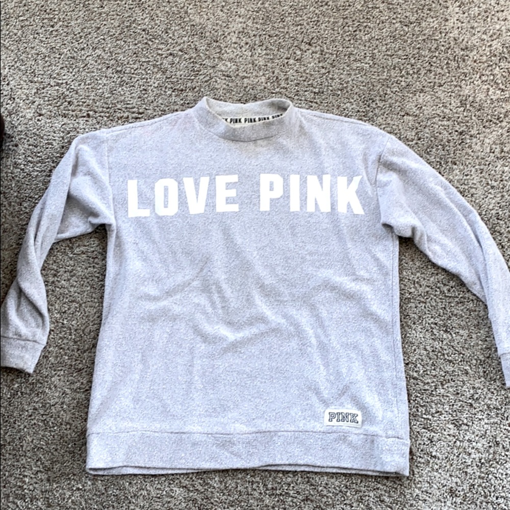 Grey crew neck